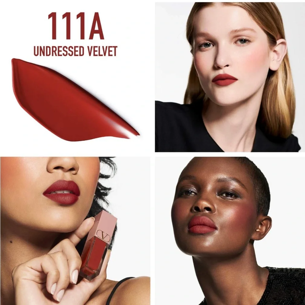Valentino Liquirosso Lip Blush Blur Duo Matte Cream Liquid Sample